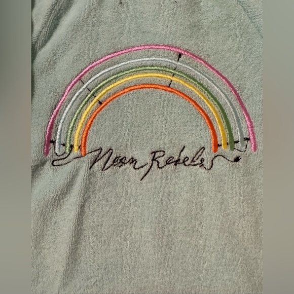 EUC / VGUC Neon Rebels Girls Sz. 3Y Rainbow Hooded Swim Cover-Up - Picture 3 of 6